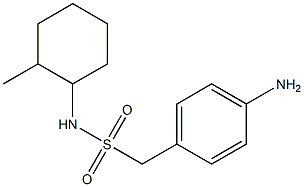 1-(4-aminophenyl)-N-(2-methylcyclohexyl)methanesulfonamide 구조식 이미지