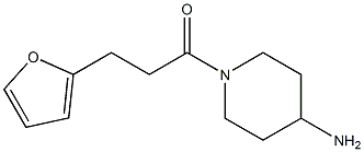 1-(4-aminopiperidin-1-yl)-3-(furan-2-yl)propan-1-one Structure