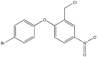 1-(4-bromophenoxy)-2-(chloromethyl)-4-nitrobenzene Structure