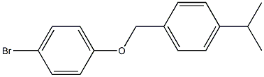 1-(4-bromophenoxymethyl)-4-(propan-2-yl)benzene 구조식 이미지