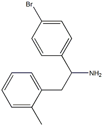 1-(4-bromophenyl)-2-(2-methylphenyl)ethanamine 구조식 이미지