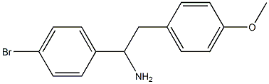 1-(4-bromophenyl)-2-(4-methoxyphenyl)ethanamine 구조식 이미지