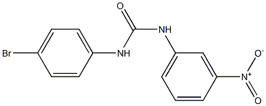 1-(4-bromophenyl)-3-(3-nitrophenyl)urea 구조식 이미지