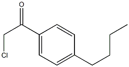 1-(4-butylphenyl)-2-chloroethan-1-one Structure