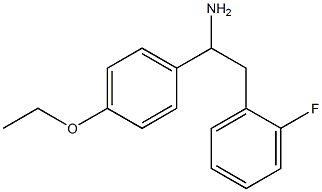 1-(4-ethoxyphenyl)-2-(2-fluorophenyl)ethan-1-amine Structure