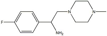 1-(4-fluorophenyl)-2-(4-methylpiperazin-1-yl)ethanamine Structure