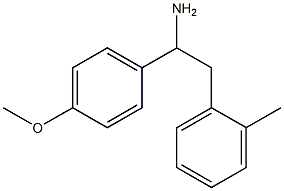 1-(4-methoxyphenyl)-2-(2-methylphenyl)ethanamine 구조식 이미지