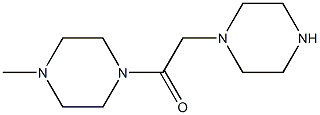 1-(4-methylpiperazin-1-yl)-2-(piperazin-1-yl)ethan-1-one 구조식 이미지