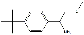 1-(4-tert-butylphenyl)-2-methoxyethanamine Structure