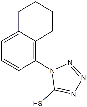 1-(5,6,7,8-tetrahydronaphthalen-1-yl)-1H-1,2,3,4-tetrazole-5-thiol Structure