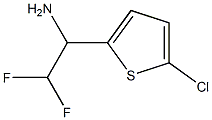 1-(5-chlorothiophen-2-yl)-2,2-difluoroethan-1-amine Structure