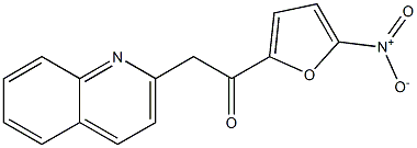 1-(5-nitrofuran-2-yl)-2-(quinolin-2-yl)ethan-1-one Structure