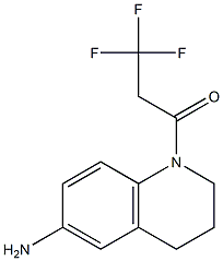 1-(6-amino-1,2,3,4-tetrahydroquinolin-1-yl)-3,3,3-trifluoropropan-1-one Structure