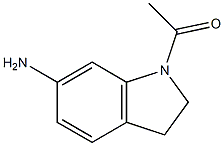 1-(6-amino-2,3-dihydro-1H-indol-1-yl)ethan-1-one 구조식 이미지