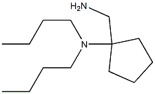 1-(aminomethyl)-N,N-dibutylcyclopentan-1-amine 구조식 이미지