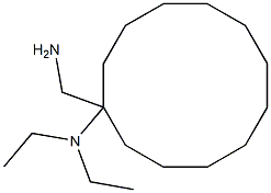 1-(aminomethyl)-N,N-diethylcyclododecan-1-amine Structure