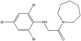 1-(azepan-1-yl)-2-[(2,4,6-tribromophenyl)amino]ethan-1-one Structure