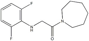 1-(azepan-1-yl)-2-[(2,6-difluorophenyl)amino]ethan-1-one 구조식 이미지