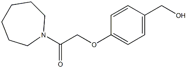 1-(azepan-1-yl)-2-[4-(hydroxymethyl)phenoxy]ethan-1-one 구조식 이미지