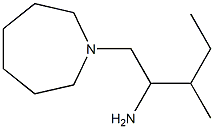 1-(azepan-1-yl)-3-methylpentan-2-amine Structure