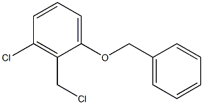 1-(benzyloxy)-3-chloro-2-(chloromethyl)benzene Structure