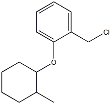 1-(chloromethyl)-2-[(2-methylcyclohexyl)oxy]benzene Structure