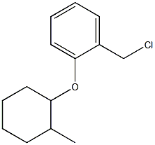 1-(chloromethyl)-2-[(2-methylcyclohexyl)oxy]benzene 구조식 이미지