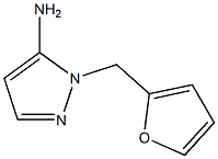 1-(furan-2-ylmethyl)-1H-pyrazol-5-amine 구조식 이미지