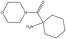 1-(morpholin-4-ylcarbonyl)cyclohexanamine Structure