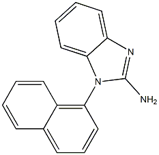 1-(naphthalen-1-yl)-1H-1,3-benzodiazol-2-amine Structure