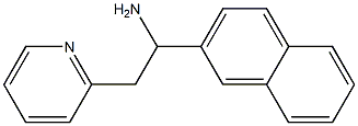 1-(naphthalen-2-yl)-2-(pyridin-2-yl)ethan-1-amine 구조식 이미지