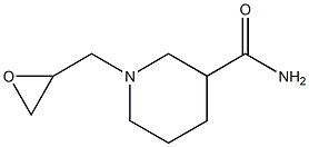 1-(oxiran-2-ylmethyl)piperidine-3-carboxamide 구조식 이미지