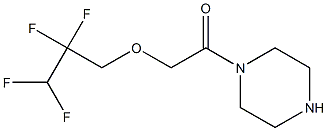 1-(piperazin-1-yl)-2-(2,2,3,3-tetrafluoropropoxy)ethan-1-one 구조식 이미지