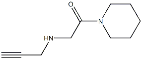 1-(piperidin-1-yl)-2-(prop-2-yn-1-ylamino)ethan-1-one Structure