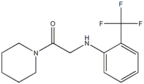 1-(piperidin-1-yl)-2-{[2-(trifluoromethyl)phenyl]amino}ethan-1-one 구조식 이미지