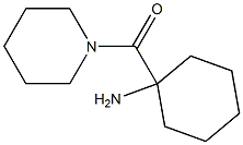 1-(piperidin-1-ylcarbonyl)cyclohexanamine Structure