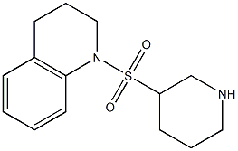 1-(piperidin-3-ylsulfonyl)-1,2,3,4-tetrahydroquinoline Structure