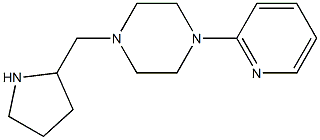 1-(pyridin-2-yl)-4-(pyrrolidin-2-ylmethyl)piperazine 구조식 이미지