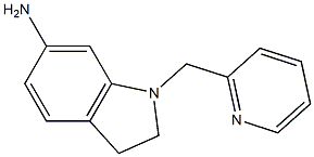 1-(pyridin-2-ylmethyl)-2,3-dihydro-1H-indol-6-amine Structure