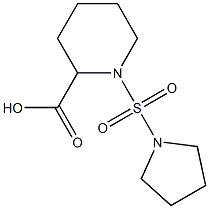 1-(pyrrolidine-1-sulfonyl)piperidine-2-carboxylic acid Structure