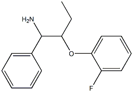 1-[(1-amino-1-phenylbutan-2-yl)oxy]-2-fluorobenzene Structure