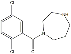 1-[(2,5-dichlorophenyl)carbonyl]-1,4-diazepane 구조식 이미지