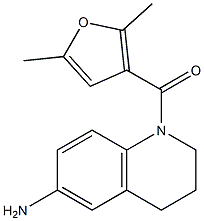 1-[(2,5-dimethylfuran-3-yl)carbonyl]-1,2,3,4-tetrahydroquinolin-6-amine Structure
