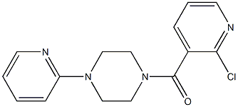 1-[(2-chloropyridin-3-yl)carbonyl]-4-(pyridin-2-yl)piperazine Structure