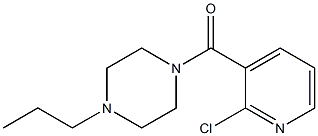 1-[(2-chloropyridin-3-yl)carbonyl]-4-propylpiperazine Structure