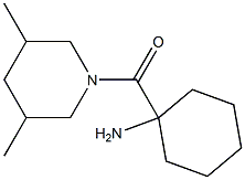 1-[(3,5-dimethylpiperidin-1-yl)carbonyl]cyclohexanamine 구조식 이미지