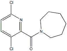 1-[(3,6-dichloropyridin-2-yl)carbonyl]azepane Structure