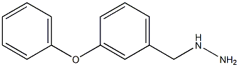 1-[(3-phenoxyphenyl)methyl]hydrazine 구조식 이미지