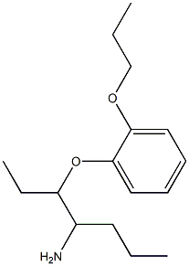 1-[(4-aminoheptan-3-yl)oxy]-2-propoxybenzene 구조식 이미지