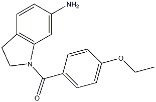 1-[(4-ethoxyphenyl)carbonyl]-2,3-dihydro-1H-indol-6-amine 구조식 이미지